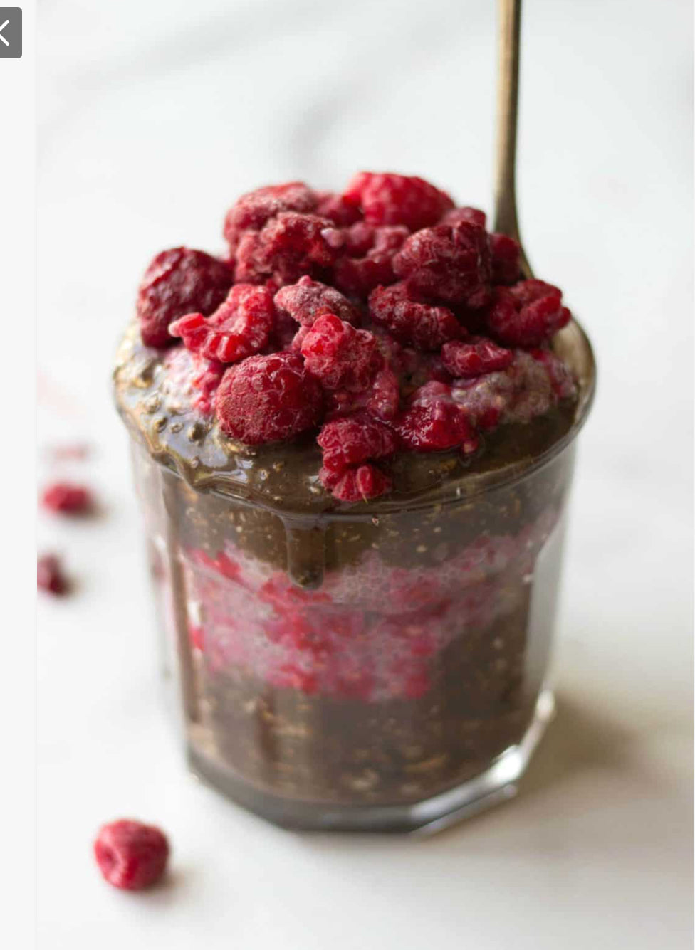 Chocolate Raspberry Oats