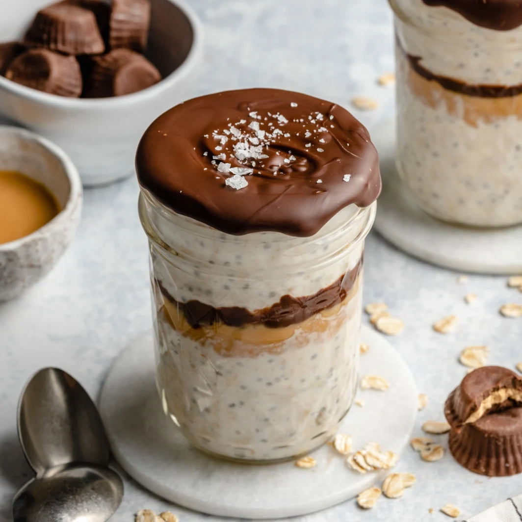 Peanut Butter cup overnight oats