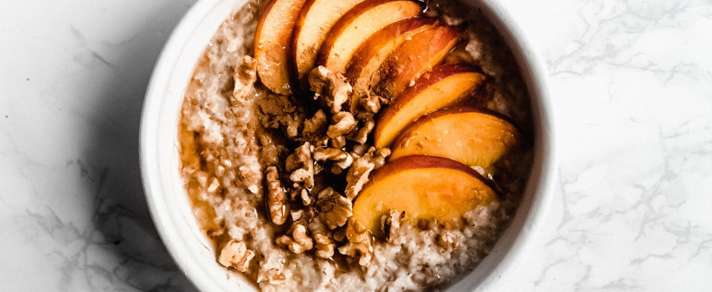Peach Pie Overnight Oats