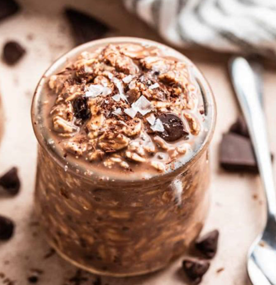 Triple chocolate oats