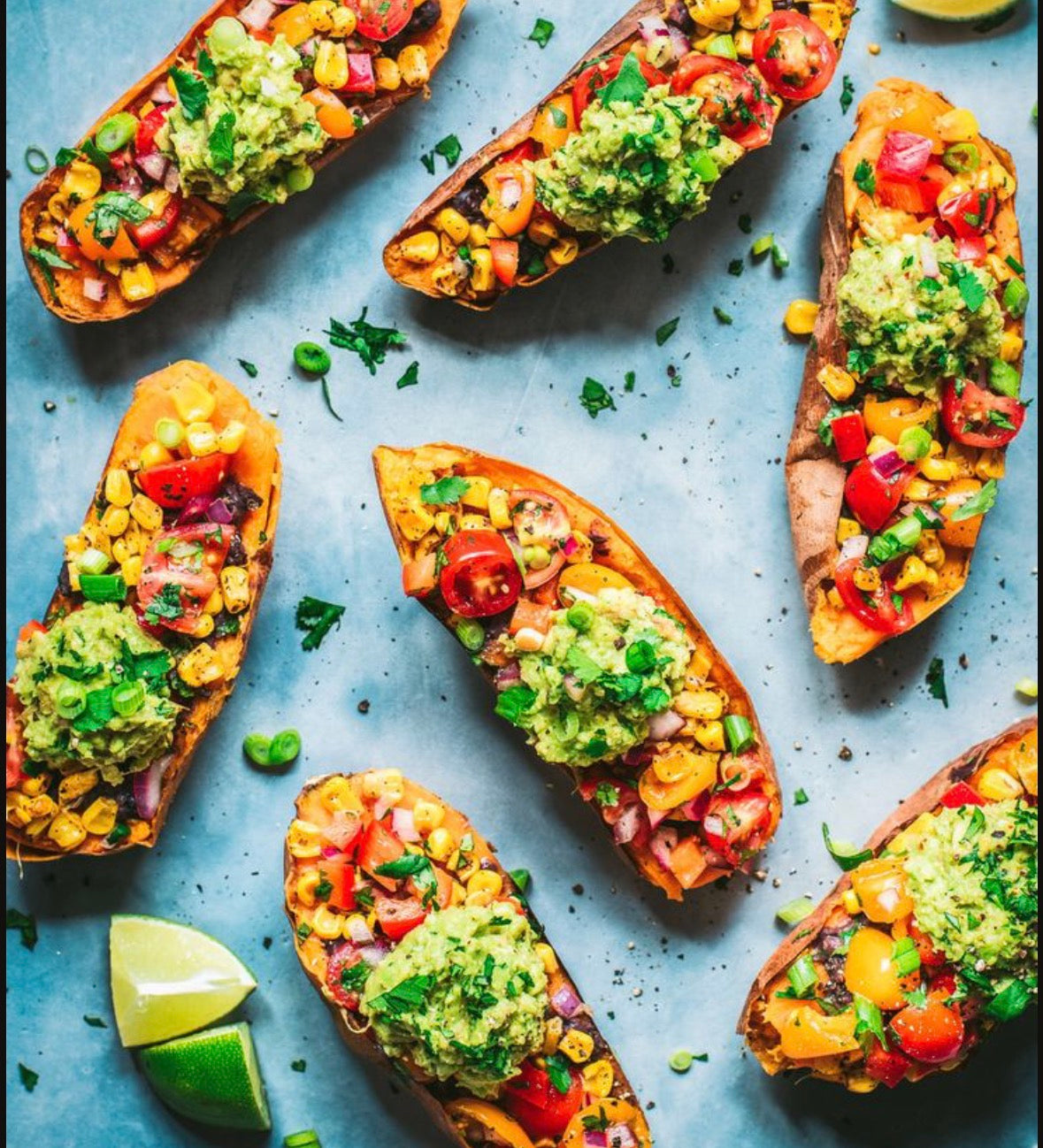 Burrito Stuffed Sweet Potatoes