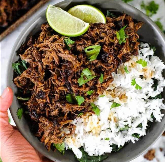 A Smoky Barbacoa Beef Bowl