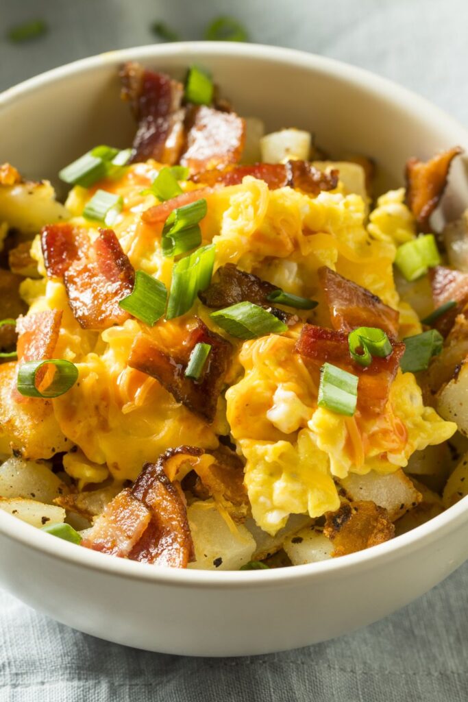 Sausage Egg and Cheese Scramble